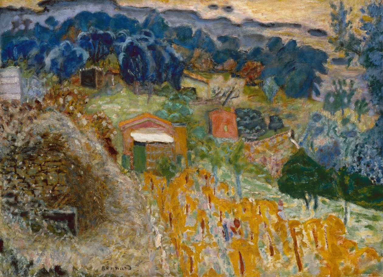 Cabanas em Le Cannet de Pierre Bonnard