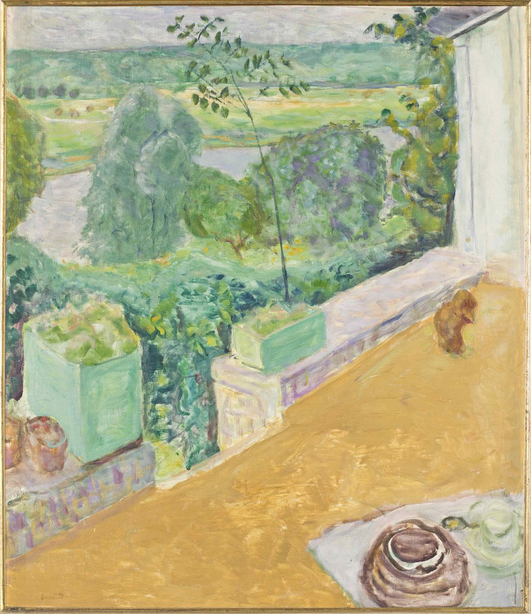 Cão no terraço Cão no terraço, 1917. de Pierre Bonnard
