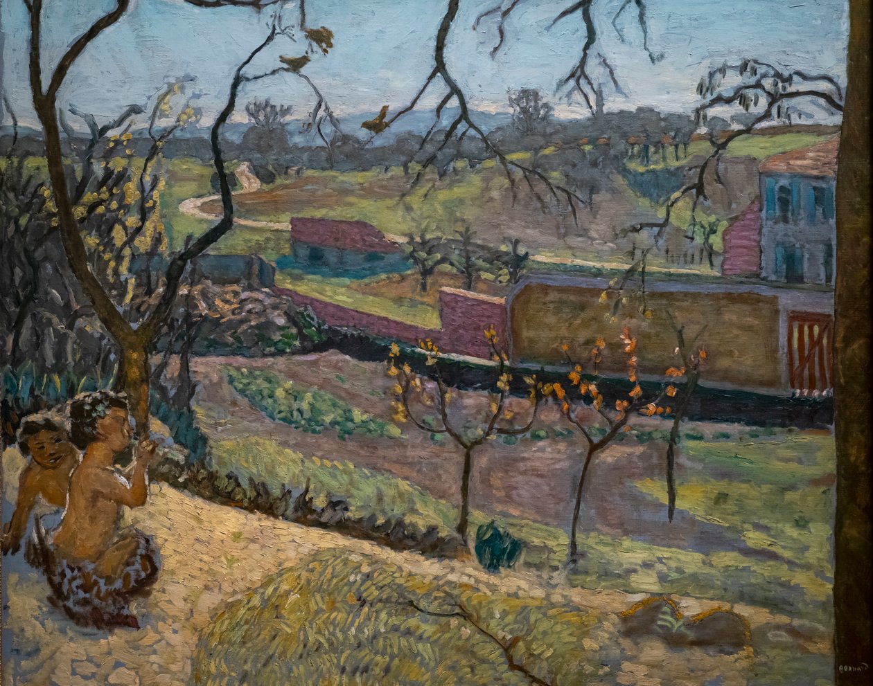 Início da Primavera. Little Fauns,1909 (Óleo sobre tela) de Pierre Bonnard