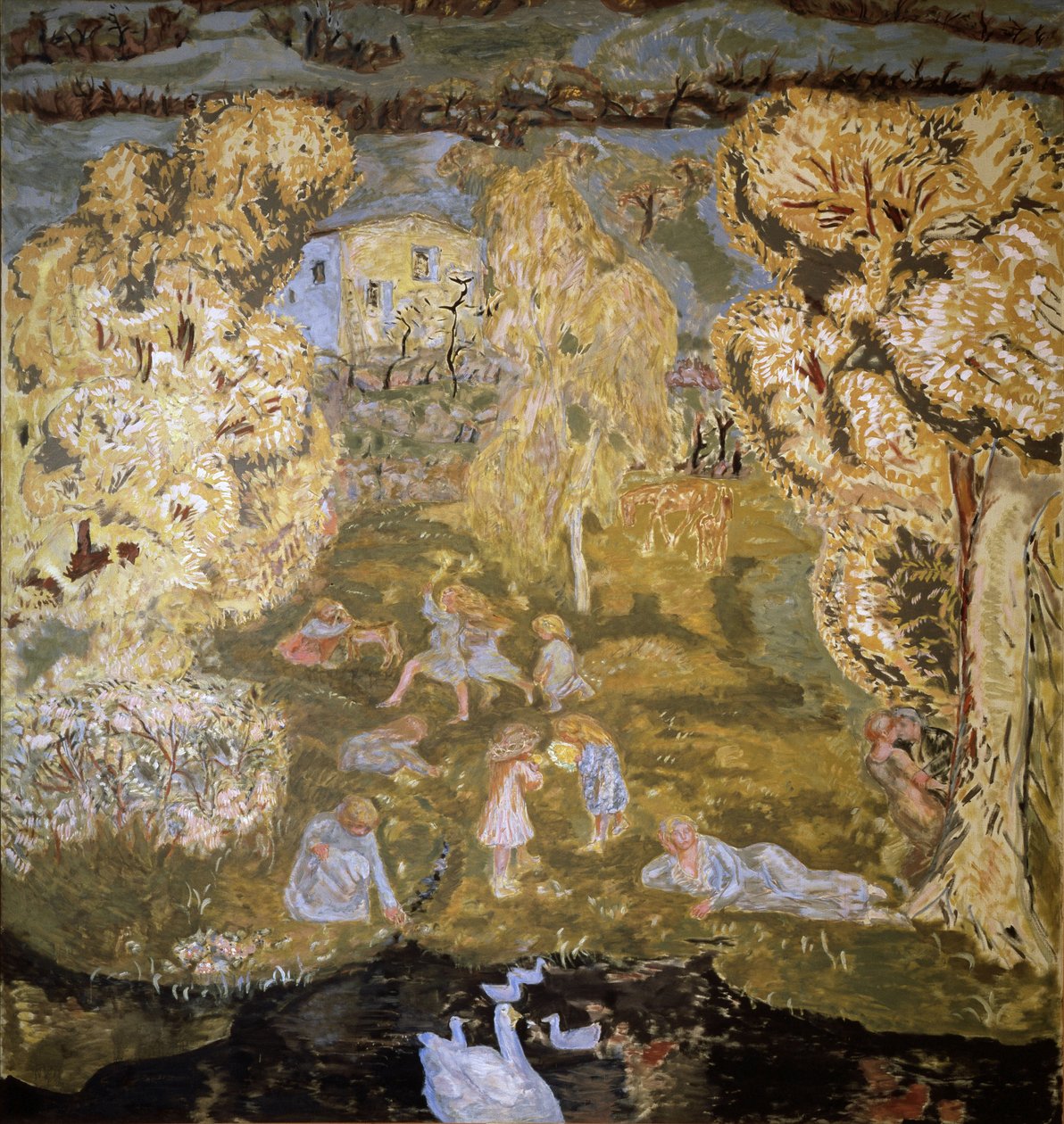 Início da primavera no país. 1912 (óleo sobre tela) de Pierre Bonnard