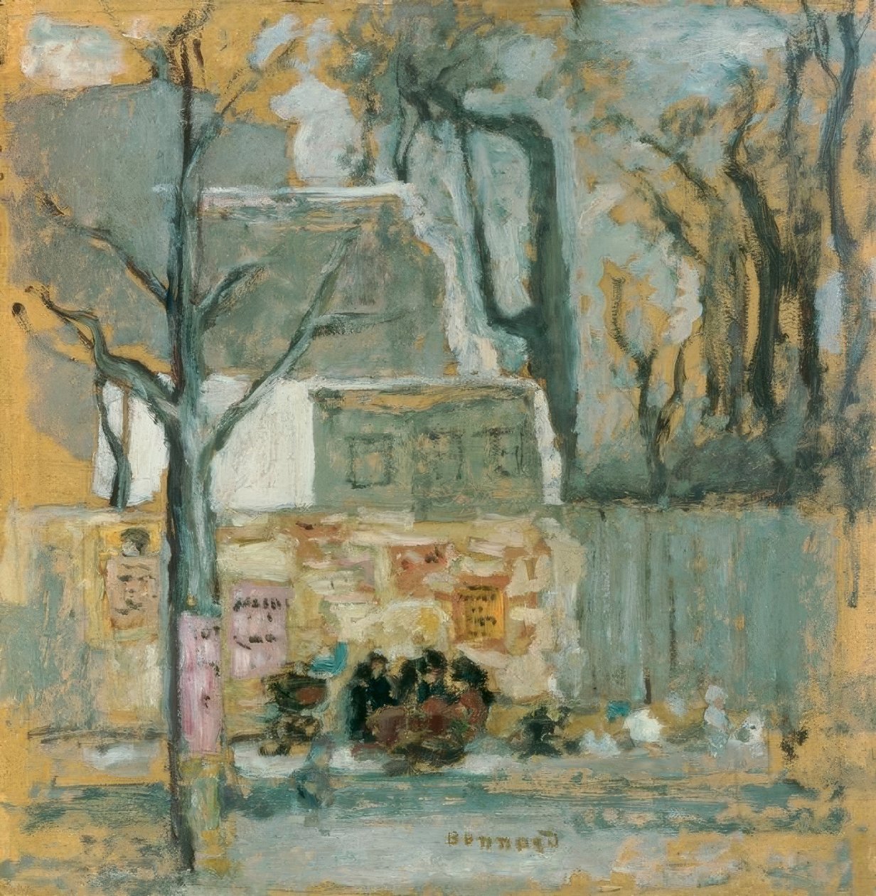 Uma esquina em Paris de Pierre Bonnard