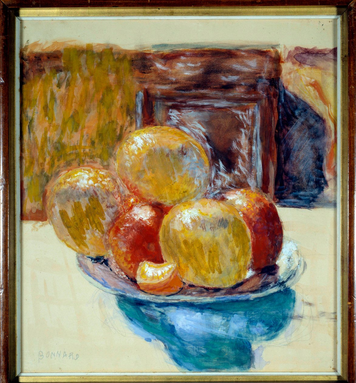 Frutas: harmonia clara de Pierre Bonnard