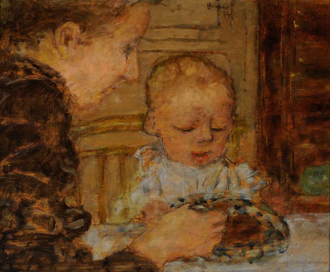 Avó e Criança de Pierre Bonnard