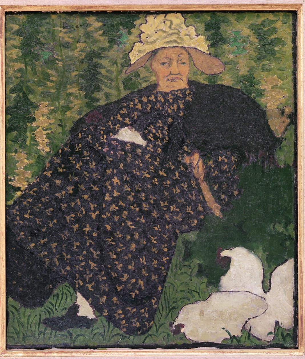 Avó com Galinhas, 1890 de Pierre Bonnard