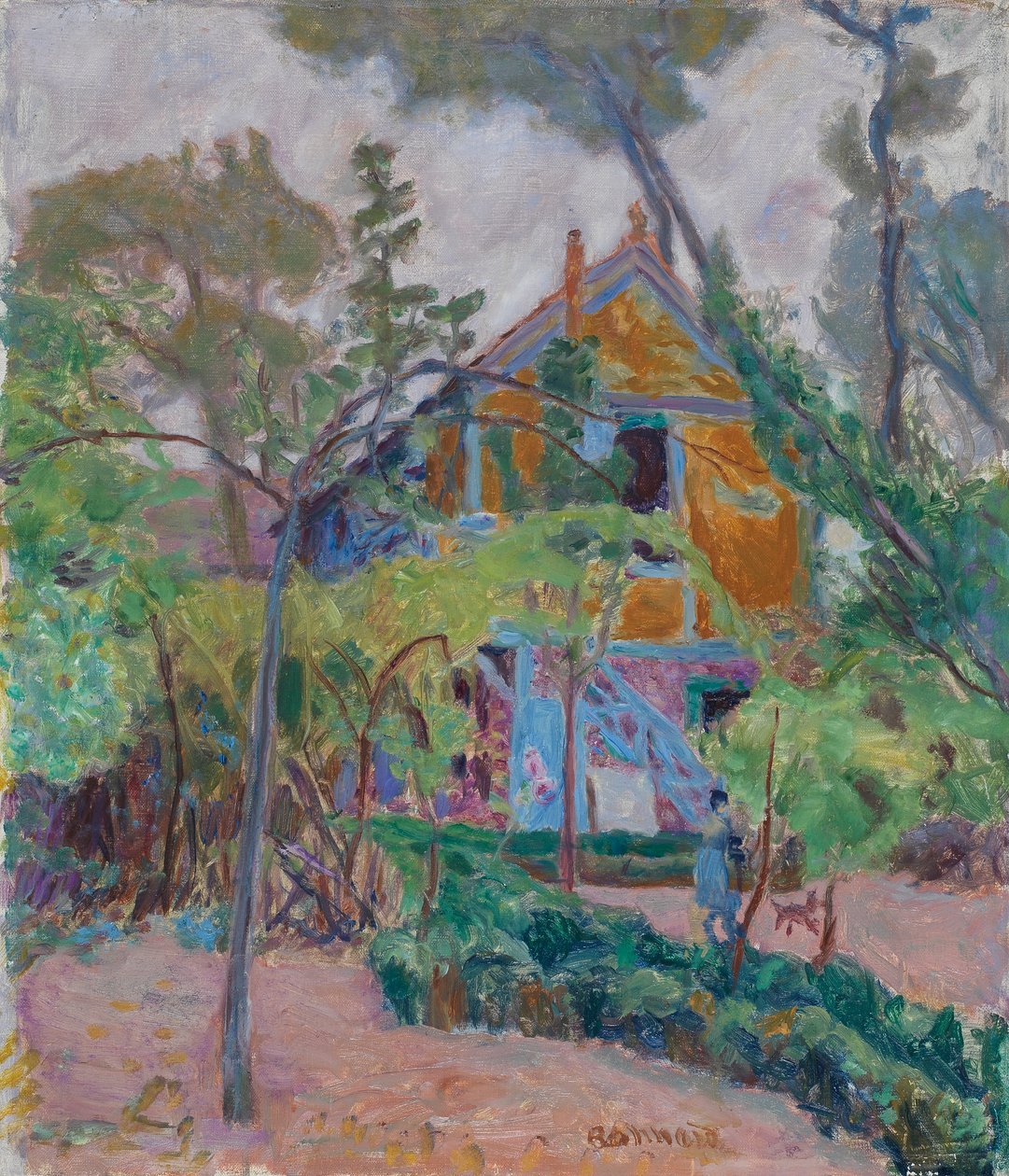 Casa entre árvores, 1918 de Pierre Bonnard
