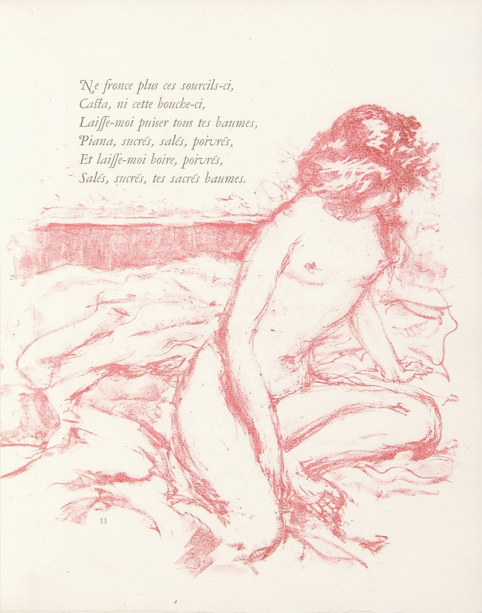 Ilustração de &39;Parallelement&39; por Paul Verlaine de Pierre Bonnard