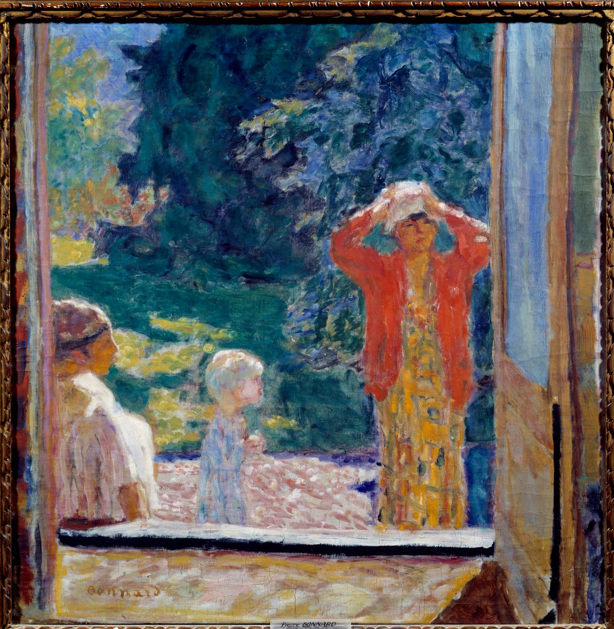Na frente da janela de Pierre Bonnard