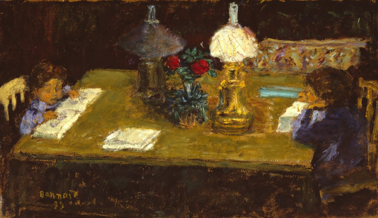 Interior: As crianças do Terrasse de Pierre Bonnard