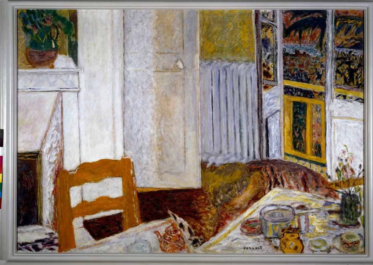 Pintura Interior Branca de Pierre Bonnard (1867-1947) 1932 Dim. 0,1x0,15 m Grenoble, musee des Beaux Arts de Pierre Bonnard