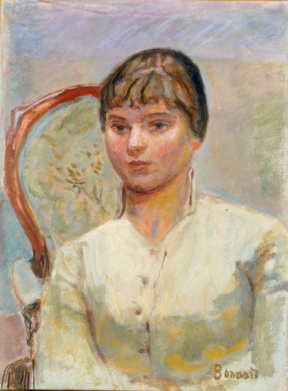 Jenne mulher na cadeira de Pierre Bonnard