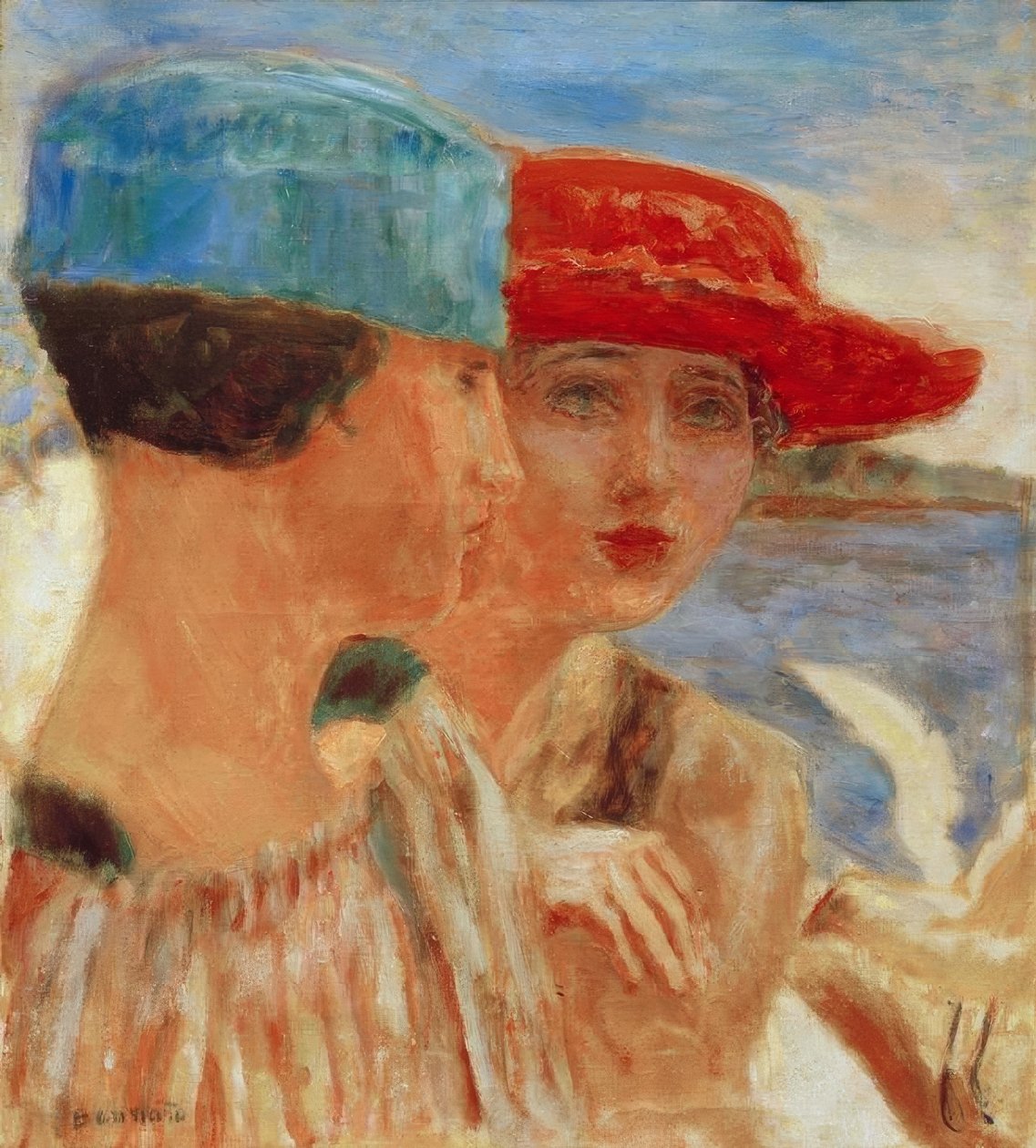 Moças com gaivota de Pierre Bonnard
