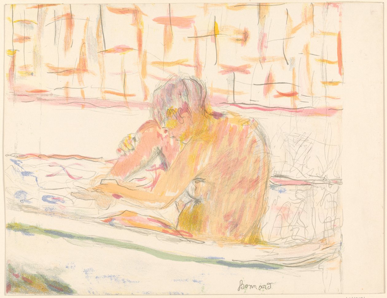 mulher na banheira de Pierre Bonnard