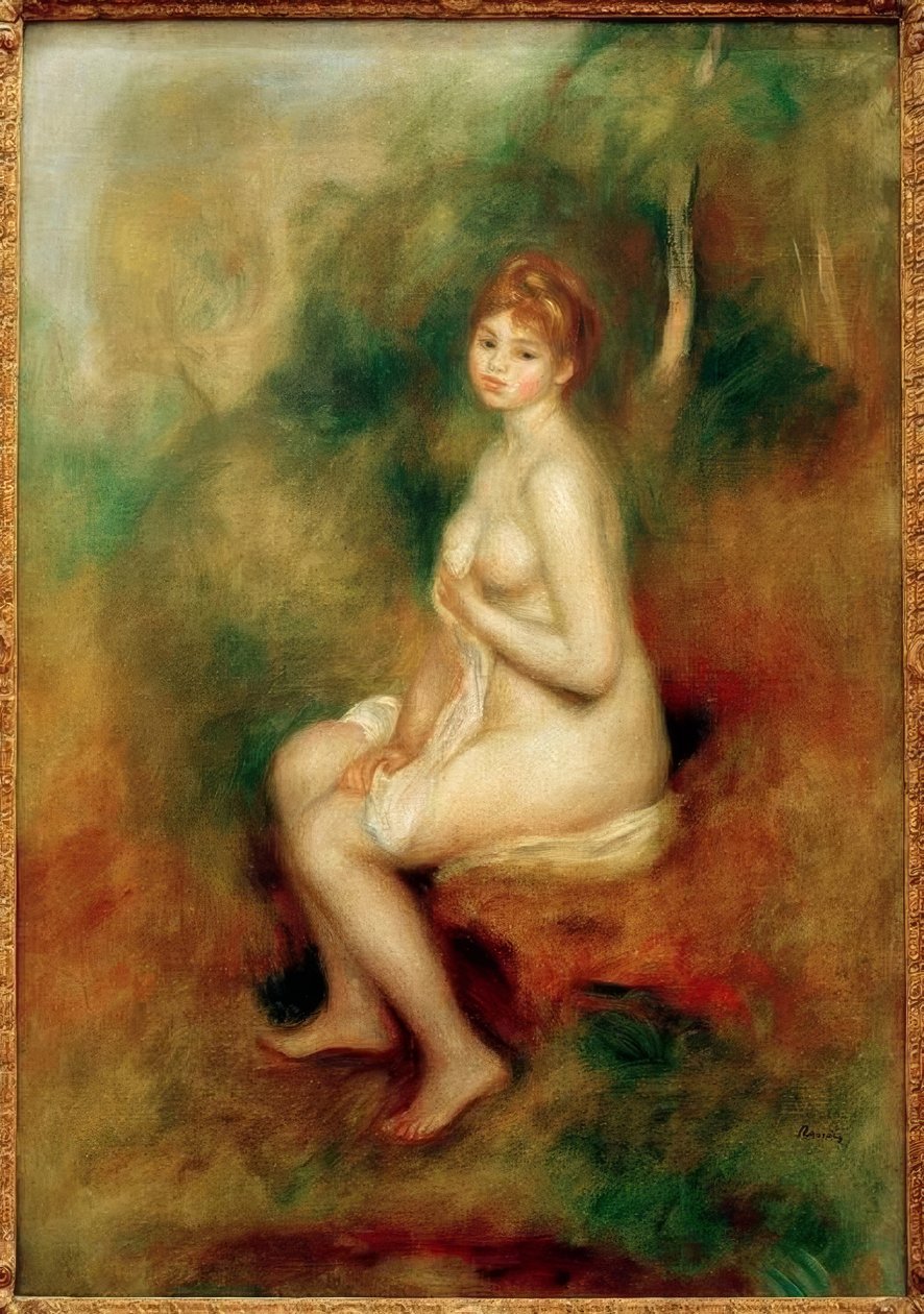 A mulher tem a garça de Pierre Bonnard
