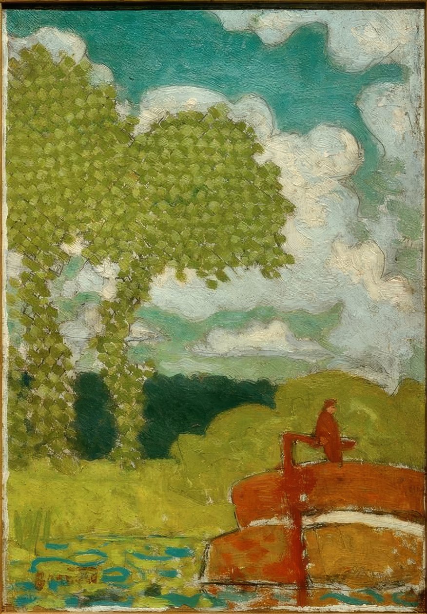 A casa flutuante de Pierre Bonnard