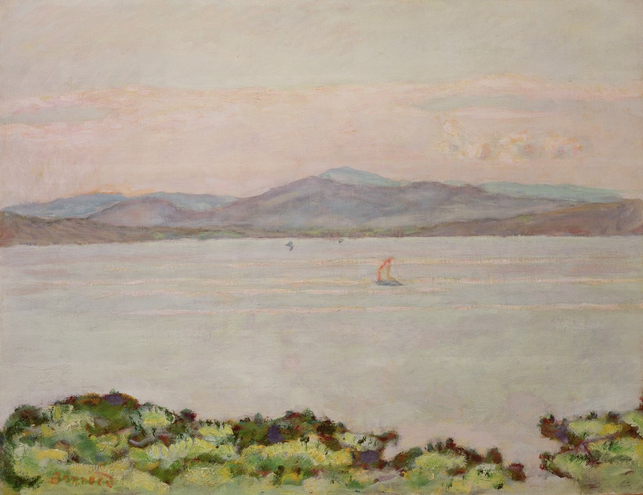 O Golfo entre La Napoule e São Rafael de Pierre Bonnard