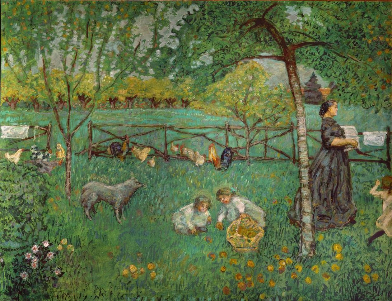 O grande jardim no Clos de Pierre Bonnard