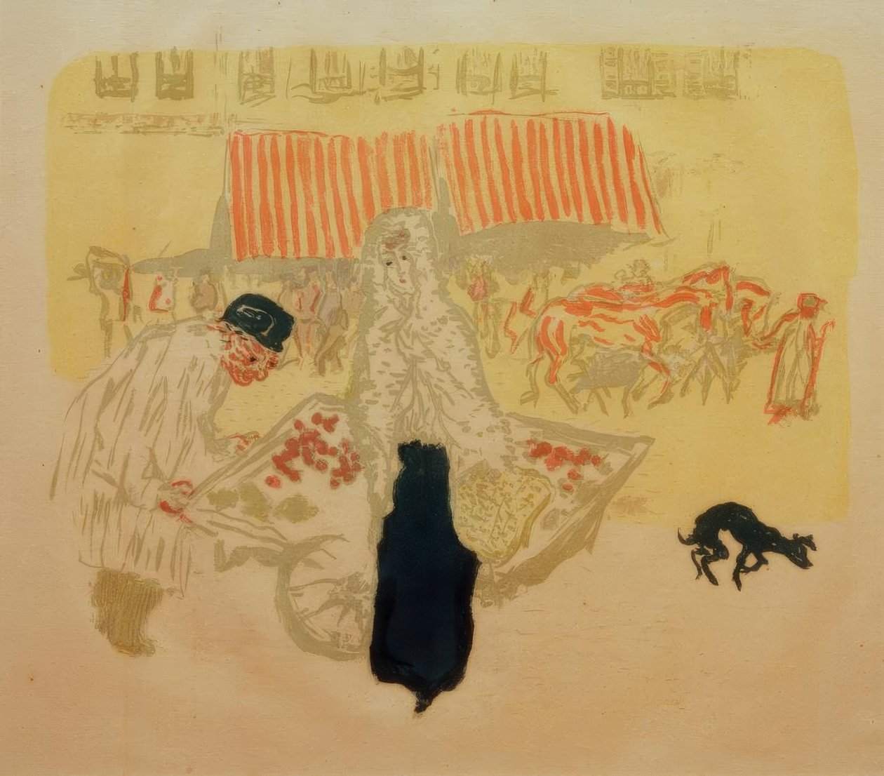 O revendedor Four Seasons (Gemüsehändler) de Pierre Bonnard