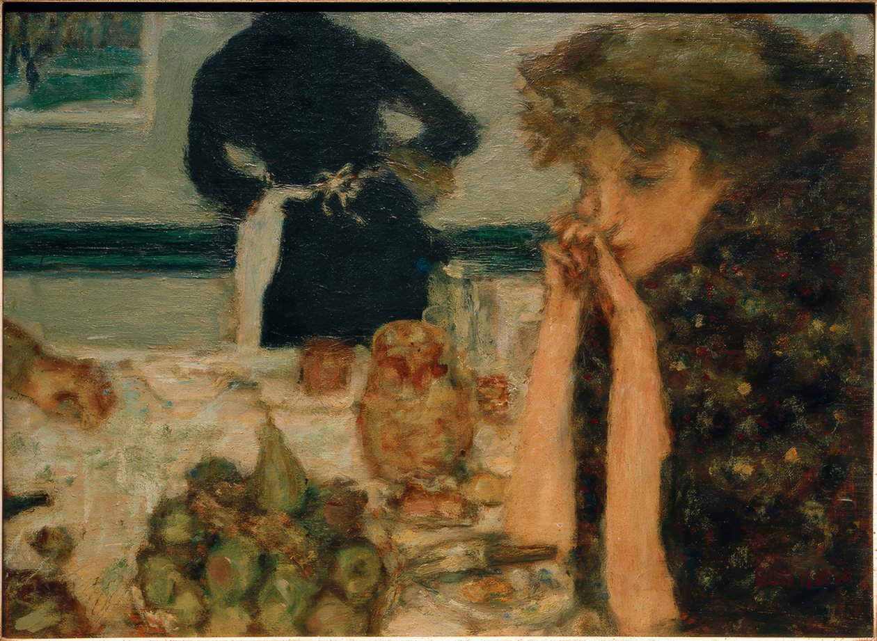 O café da manhã de Misia Natanson de Pierre Bonnard