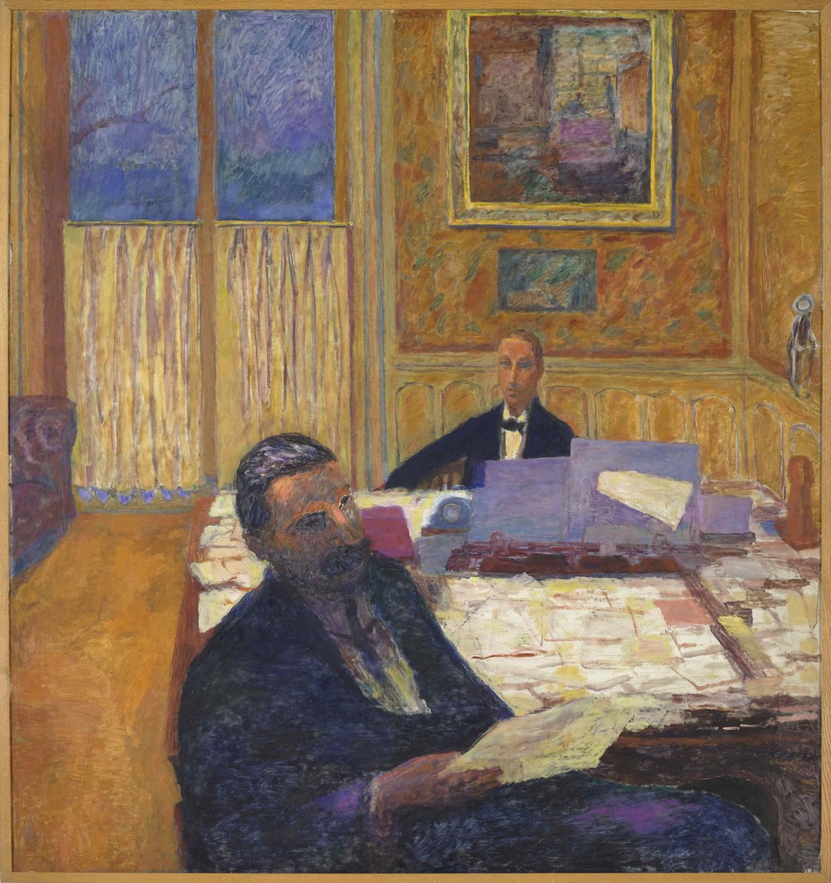 Os irmãos Bernheim-Jeune, 1920. de Pierre Bonnard