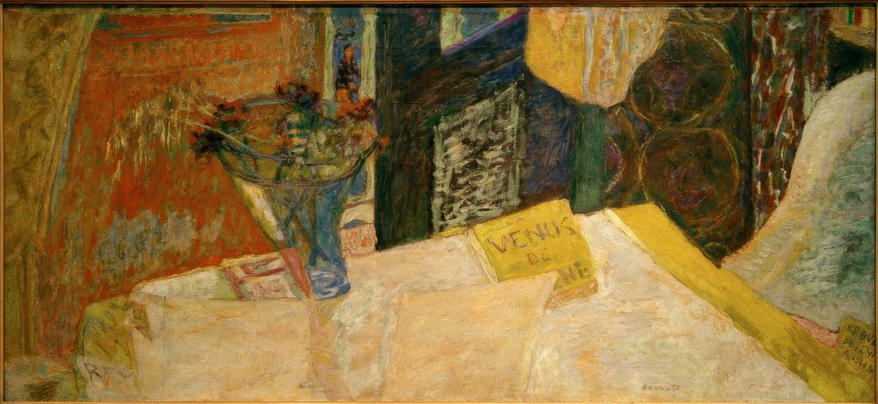 Natureza morta com buquê de flores (A Vênus de Cirene) s de Pierre Bonnard