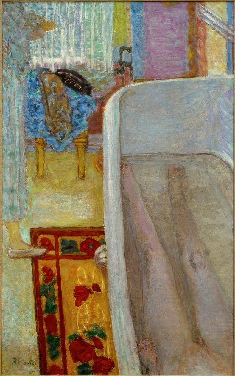 Nude na banheira de Pierre Bonnard