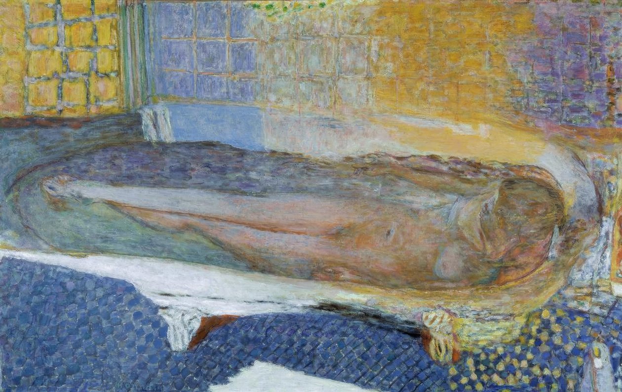 Nu no banho de Pierre Bonnard