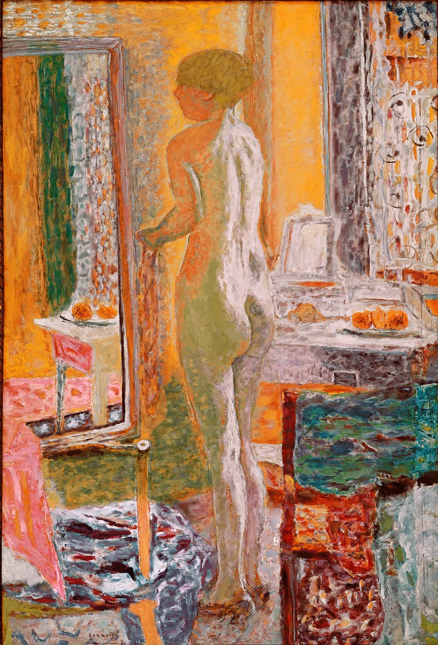 Nu em frente ao gelo Pintura de Pierre Bonnard (1867-1947) 1933 Dim. 152x102 cm Veneza, Galleria d