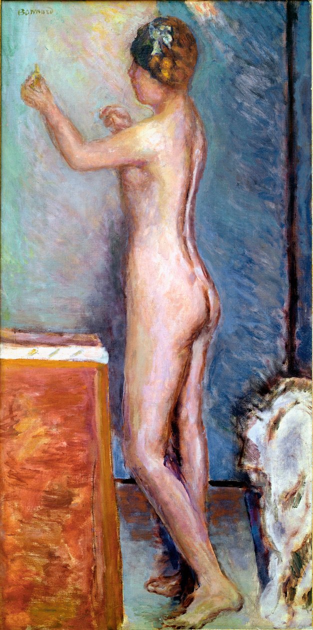 Nude on Blue Background Painting de Pierre Bonnard (1867-1947) 1915 Solothurn, Silvan Kocher Collection de Pierre Bonnard