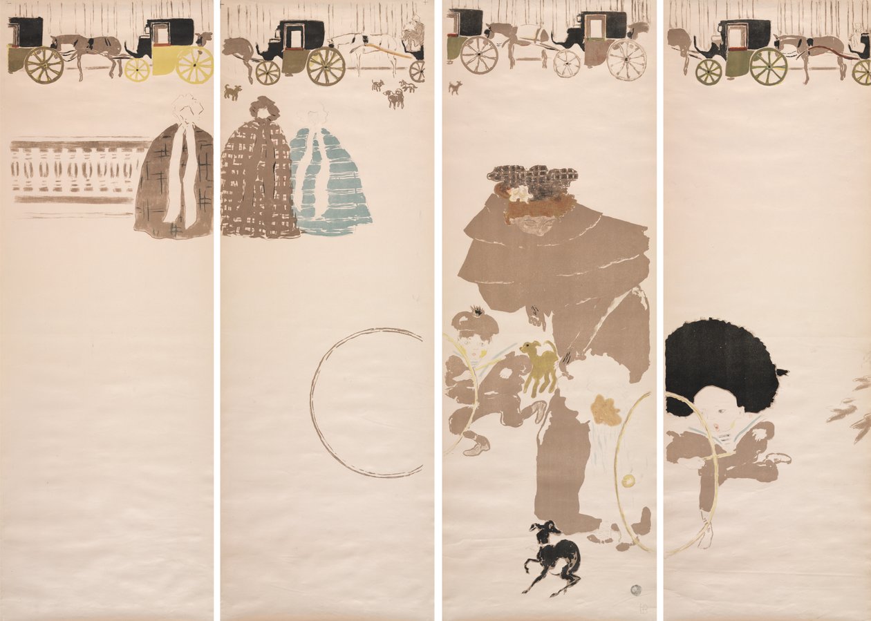Passeio das Enfermeiras, Friso das Carruagens de Pierre Bonnard