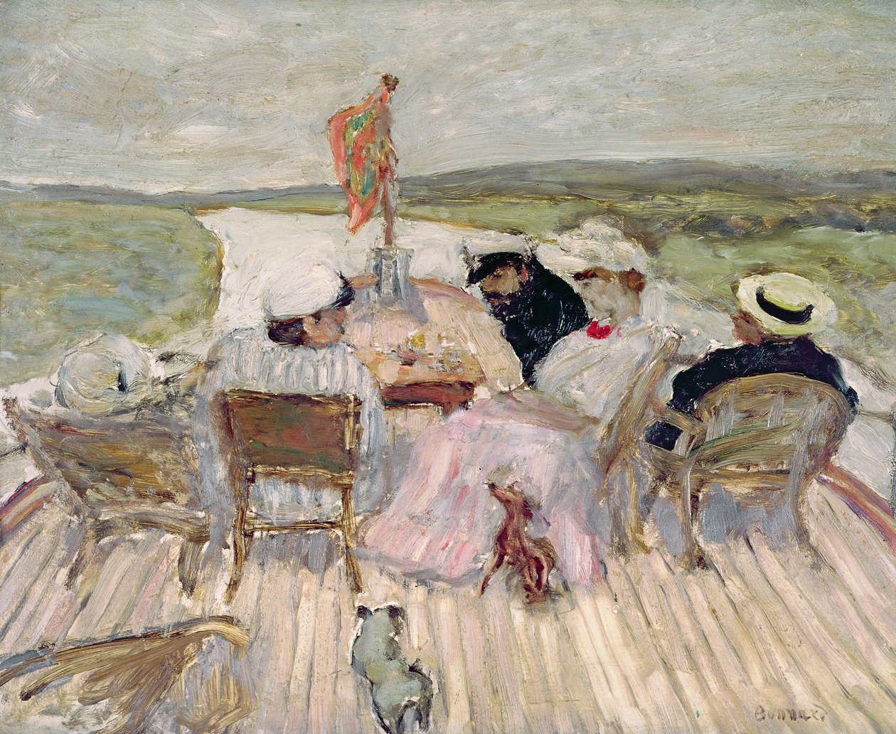No iate de Pierre Bonnard