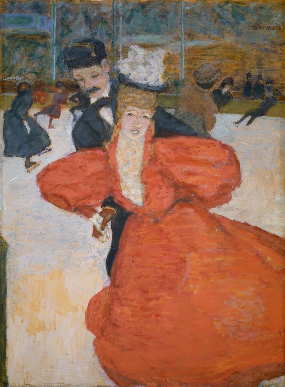 Palácio de Gelo, ou Patinadores de Pierre Bonnard
