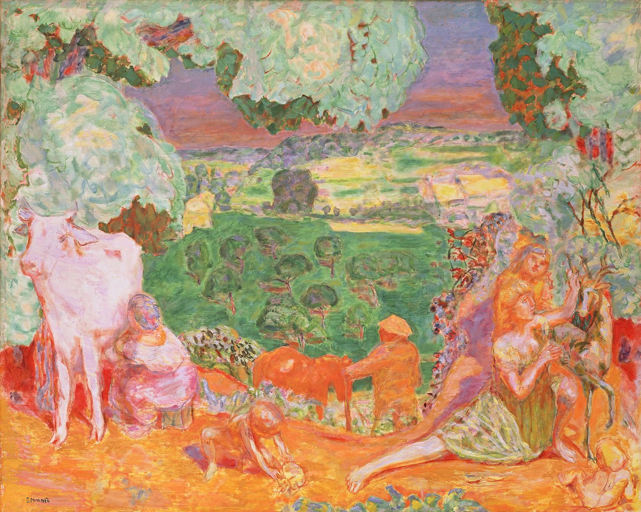 Sinfonia Pastoral, 1916-20 de Pierre Bonnard