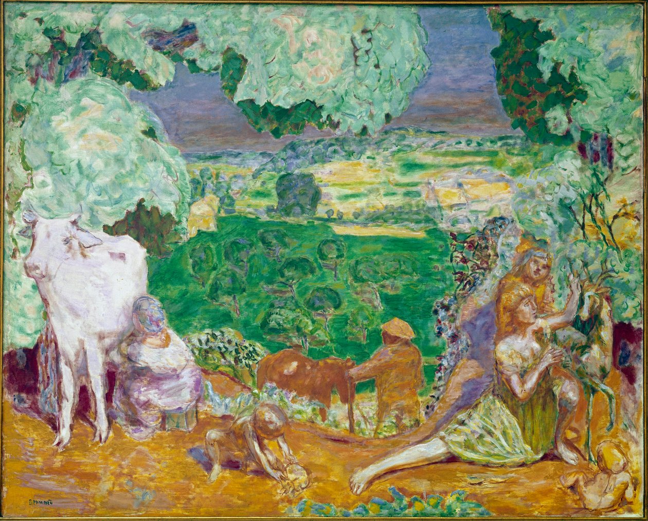 Sinfonia Pastoral (óleo sobre tela de Pierre Bonnard