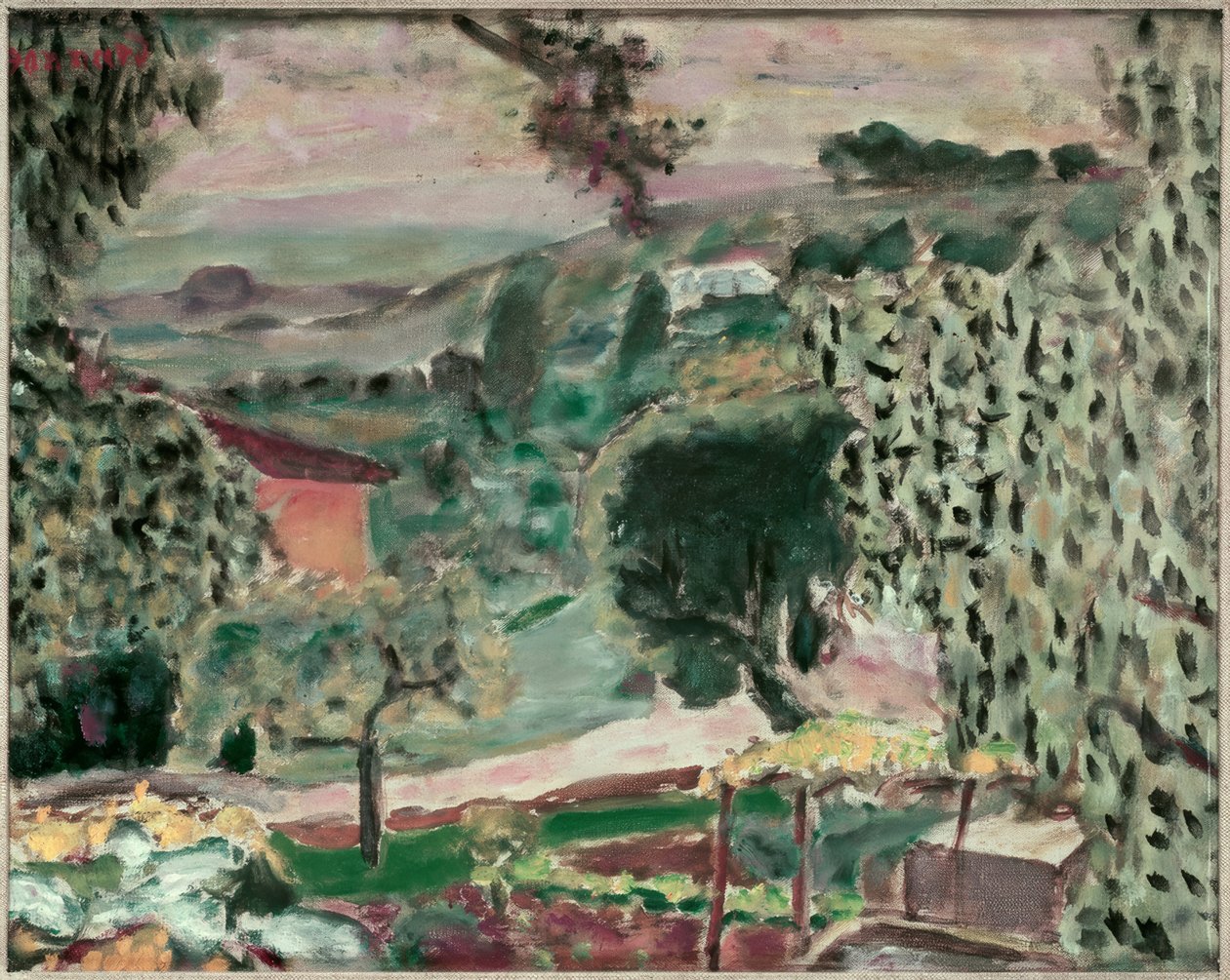 Paisagem de Cannet de Pierre Bonnard