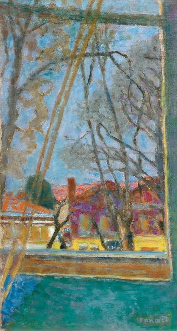 Paisagem através de uma janela de Pierre Bonnard