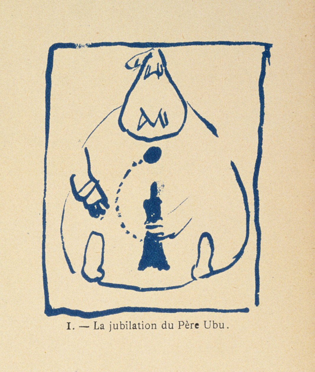 A Jubilação de Pere Ubu - do Alfabeto de Pere Ubu de Pierre Bonnard