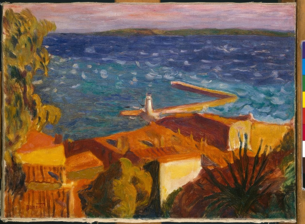 Pequeno porto mediterrâneo de Pierre Bonnard