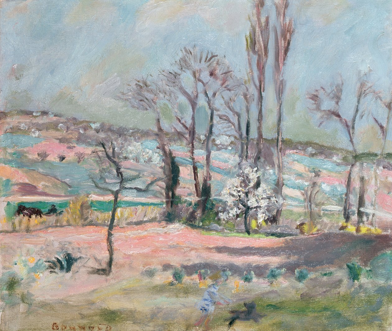 Paisagem da Primavera de Pierre Bonnard