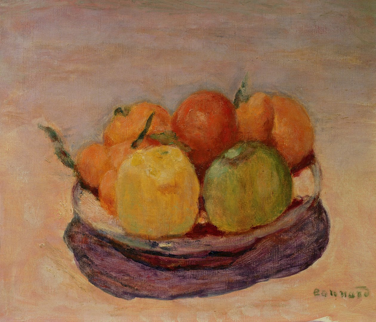 Ainda vida com fruta de Pierre Bonnard