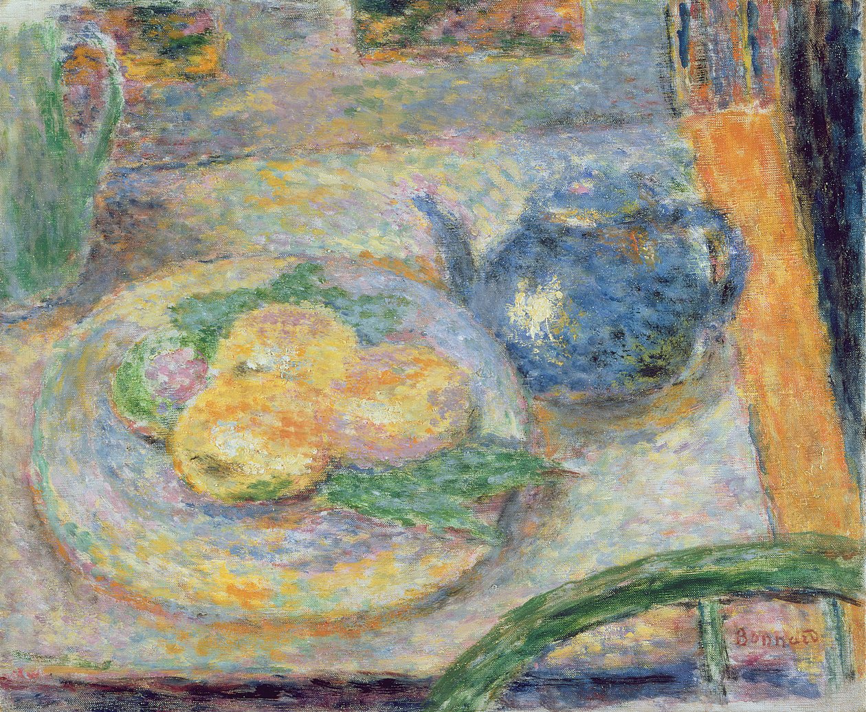 Natureza morta com bule, 1936-37 de Pierre Bonnard