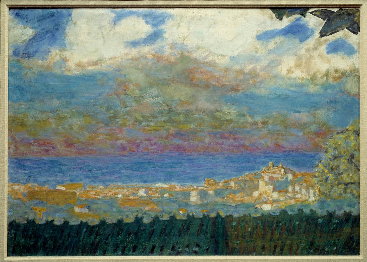 Storm Sky em Cannes Pintura de Pierre Bonnard - 1945 de Pierre Bonnard