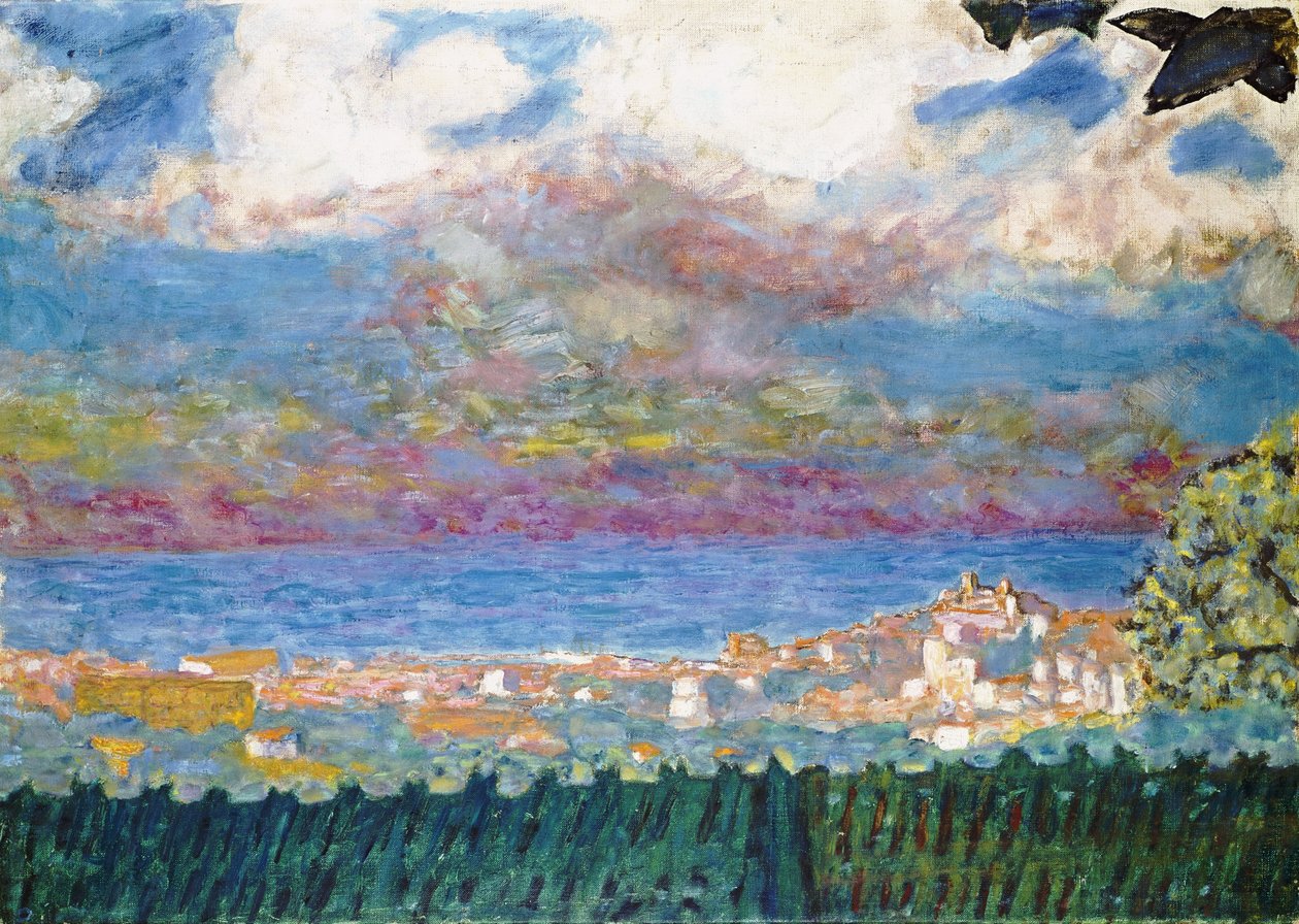 Céu tempestuoso sobre Cannes, 1945 de Pierre Bonnard