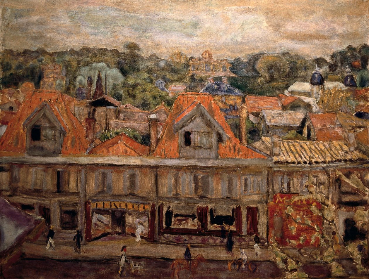 Rua em Arcachon. 1930 (óleo sobre tela) de Pierre Bonnard