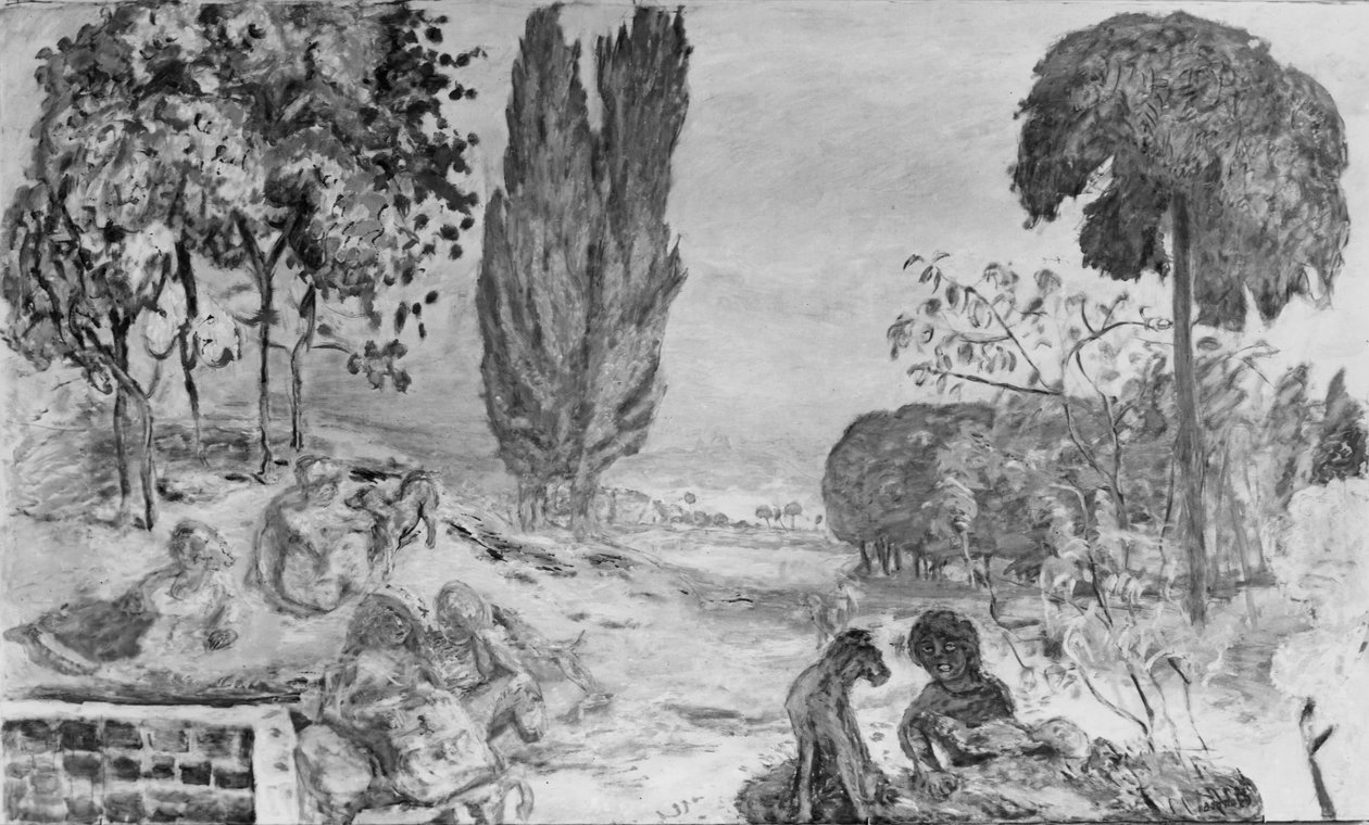 Noite de Verão (óleo sobre tela) de Pierre Bonnard