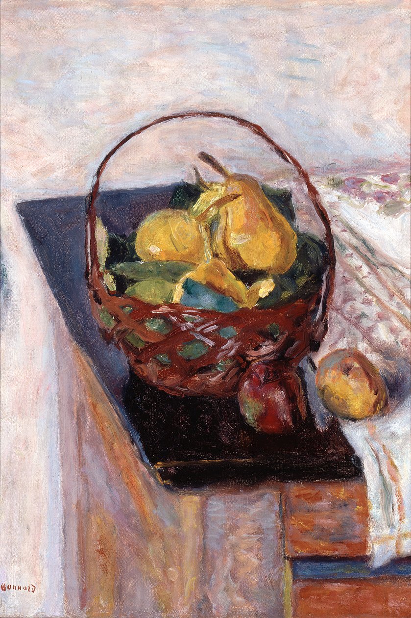 O Cesto da Fruta de Pierre Bonnard