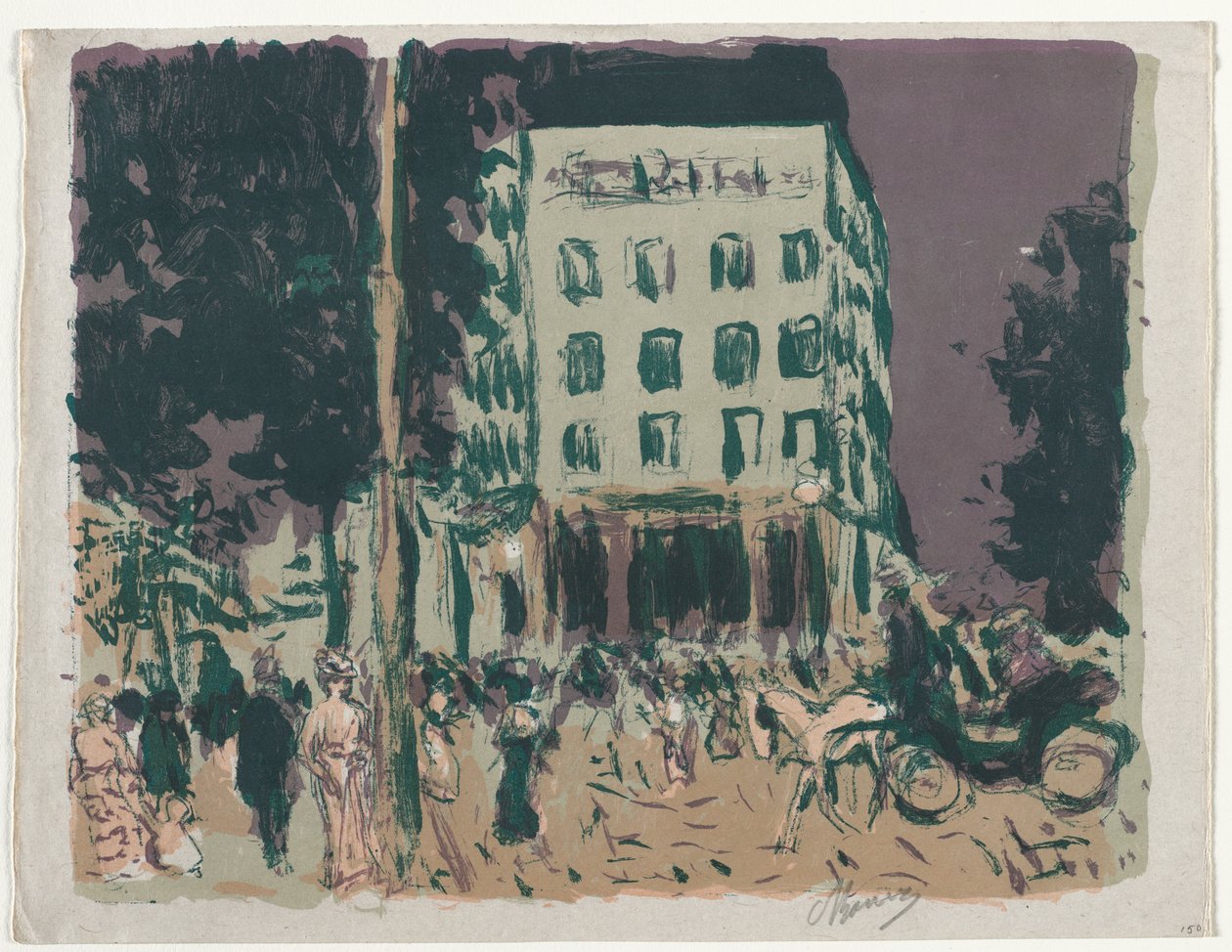 As avenidas de Pierre Bonnard
