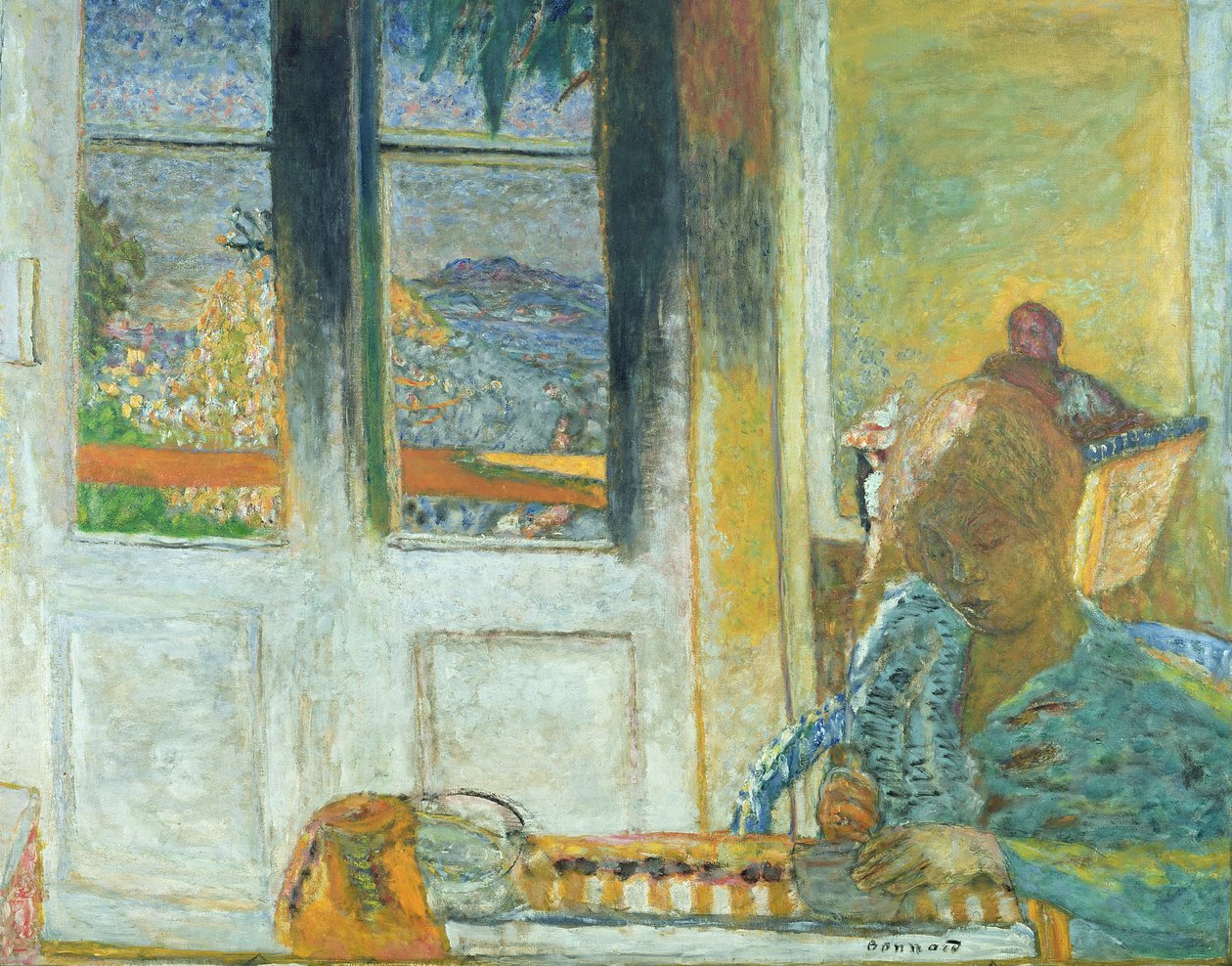 As janelas francesas ou, Morning in Le Cannet, 1933 de Pierre Bonnard