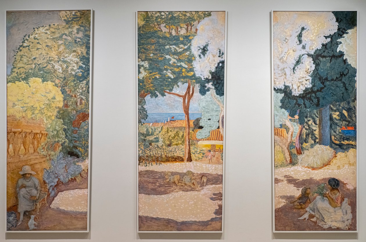 O Mediterrâneo. Tríptico. Estudo em Saint-Tropez de Pierre Bonnard