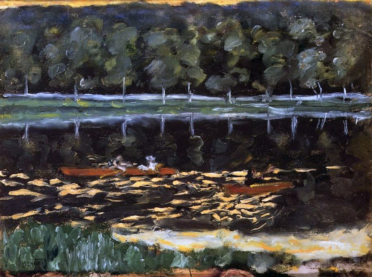 A Festa de Remo, c.1905 de Pierre Bonnard