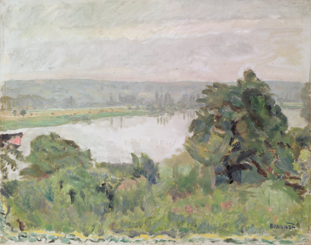 O Sena Perto de Vernon, 1911 de Pierre Bonnard